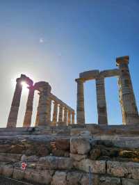 🌊🏛️ 波塞冬神廟 Temple of Poseidon｜在海神面前，看太陽沈入愛琴海