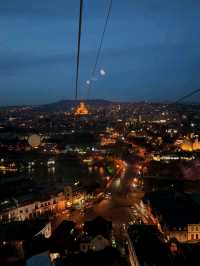 Night Strolls and City Glow at Narikala Fortress