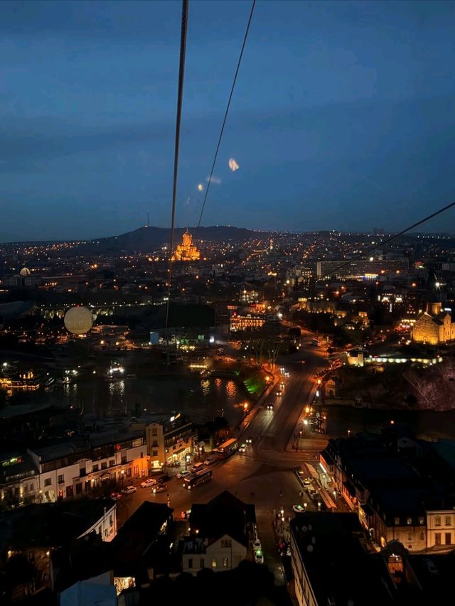 Night Strolls and City Glow at Narikala Fortress