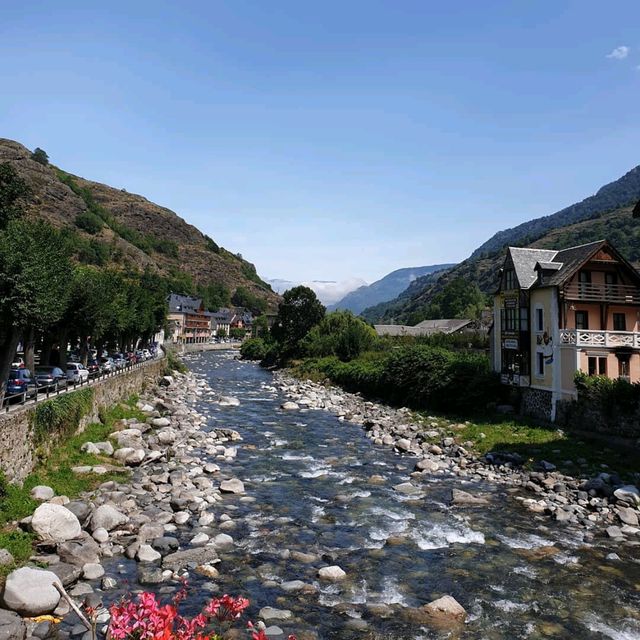 Mountain and River in Bossòst