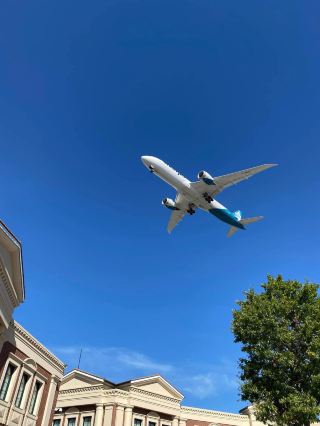 Flying solo to see my daughter