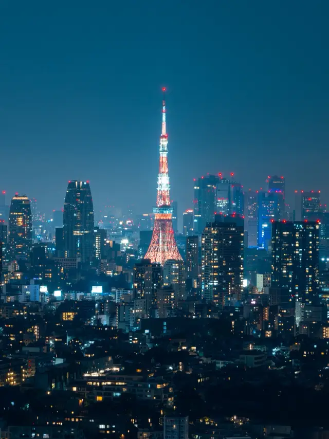 来东京游玩怎么能不拍东京塔🗼