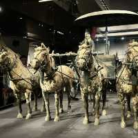 🐎 Bronze Chariots at Lishan — Qin Dynasty Craftsmanship at Its Finest