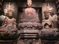 夜色中寺廟靜謐風光