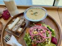 內惟藝術中心蔬食套餐好健康.(SOUP)餐廳早午餐的好餐廳.