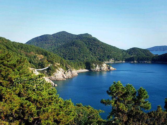 바다 위 흔들다리 🌊금오도 비렁길