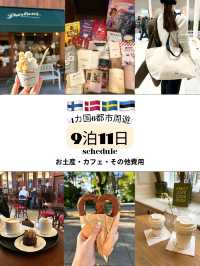 【北欧周遊🇫🇮🇩🇰🇸🇪🇪🇪】お土産・カフェ・その他費用 まとめ