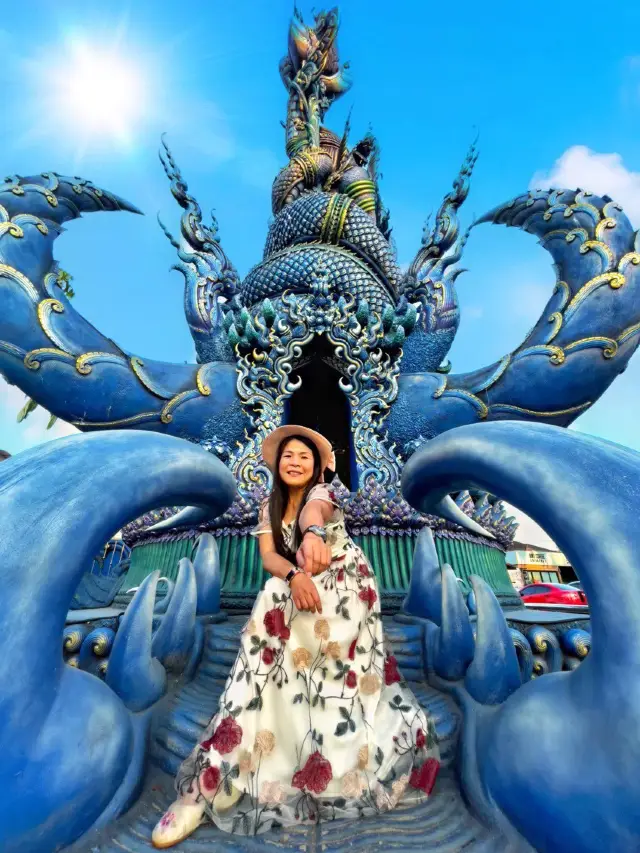 💙 วัดร่องเสือเต้น | พลังศรัทธาสีคราม 