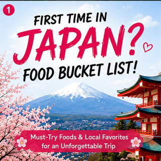 🇯🇵 第一次來日本？這裡是你的終極日本美食必嘗清單！