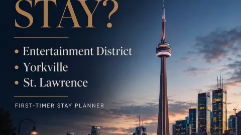 Toronto First-Timer Stay Planner: Entertainment District, Yorkville—or St. Lawrence? — traveler post in Toronto