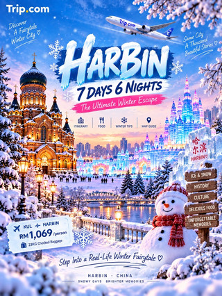❄️ Harbin Feels Like Stepping Into a Real-Life Winter Fairytale 🇨🇳