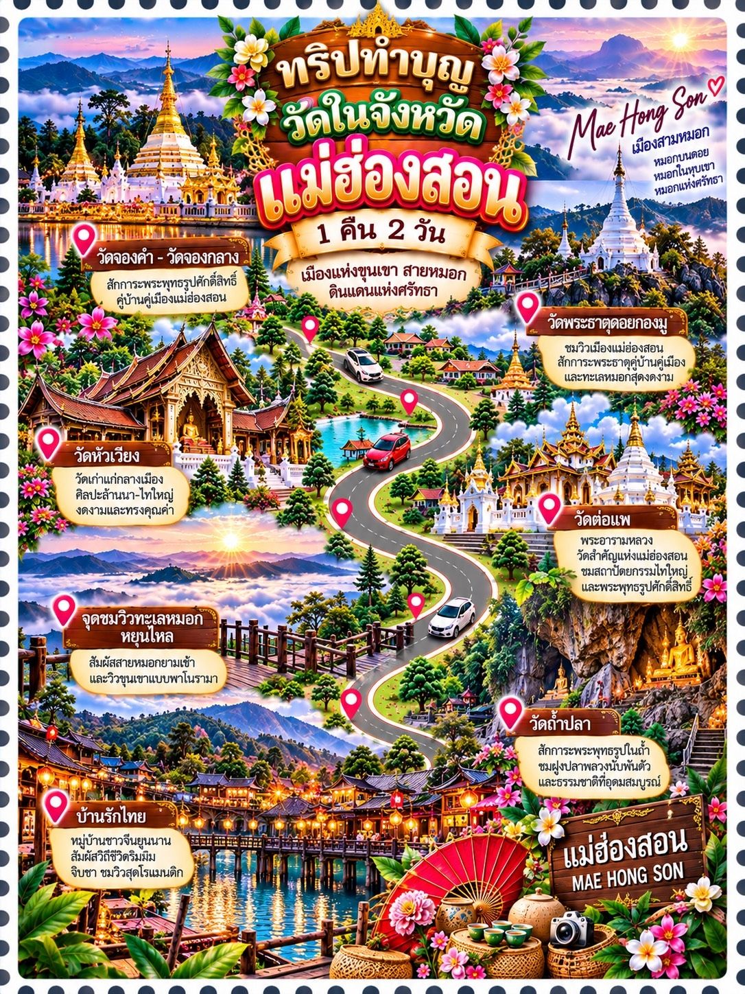 Mae Hong Son: The Enchanting "City of Three Mists" Nestled Among the Mountains