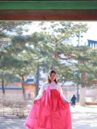 Wearing Hanbok at Gyeongbokgung