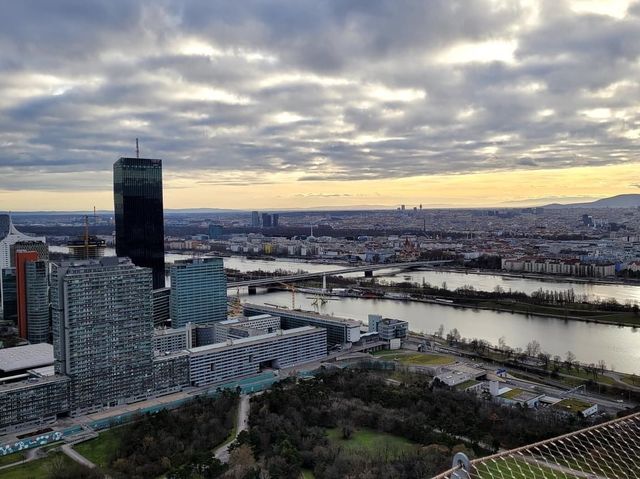 Autumn from Danube Tower Vienna 🗺️