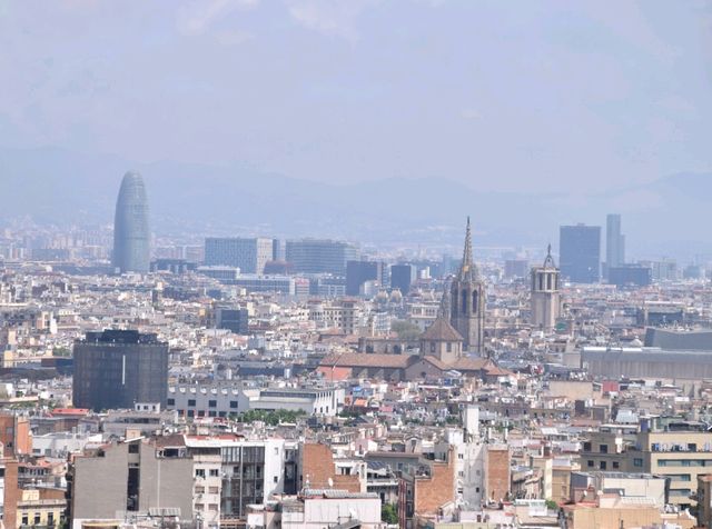 Beautiful views of Barcelona 