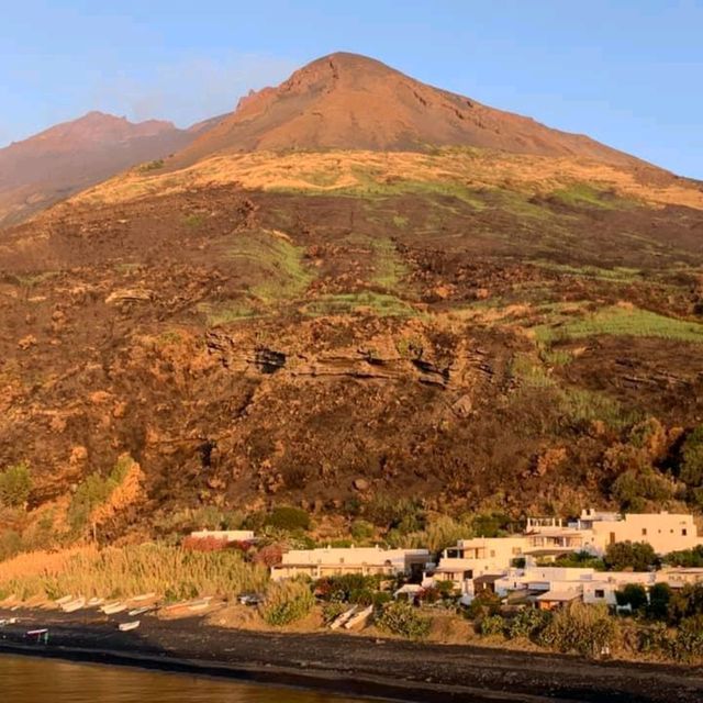 Stromboli one of the active Volcano