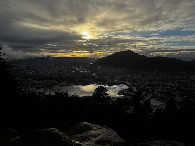 An AMAZING view from Bergen: a MUST-SEE