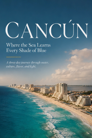 Welcome to Cancún - Where the Sea Learns Every Shade of Blue