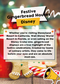 Festive Gingerbread Houses at Disney