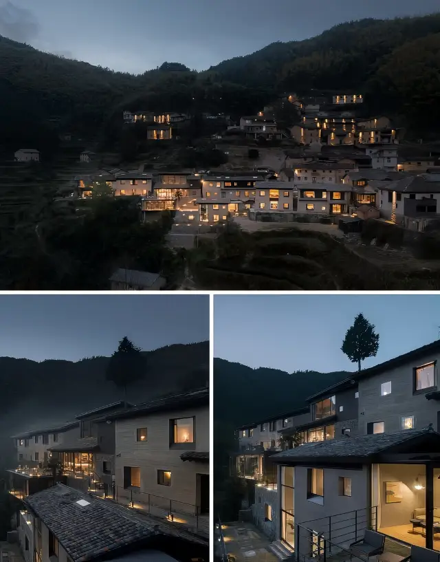 Located in the canyon between the Moon Mountains in Dianjiang, surrounded by magnificent terraces and valley views