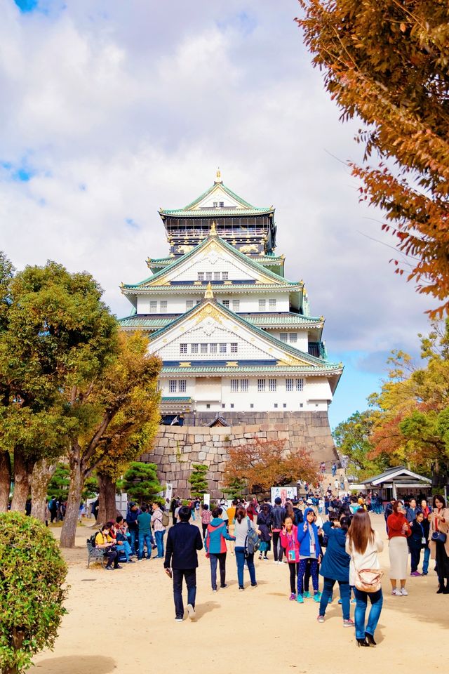 全球追秋|大阪城公園的五彩秋天