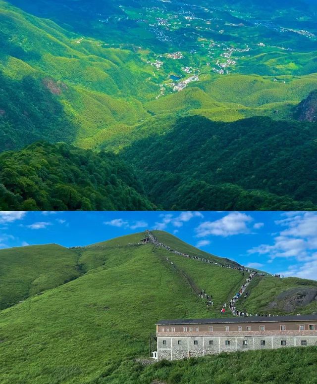 武功山與風月同天，看雲捲雲舒