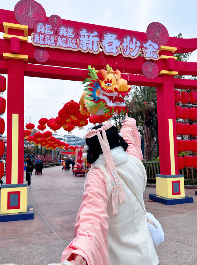 非遺打鐵花無人機巨龍新春版的海昌也太好玩了叭