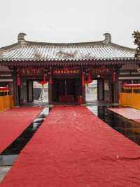 雨雪中遊法門寺