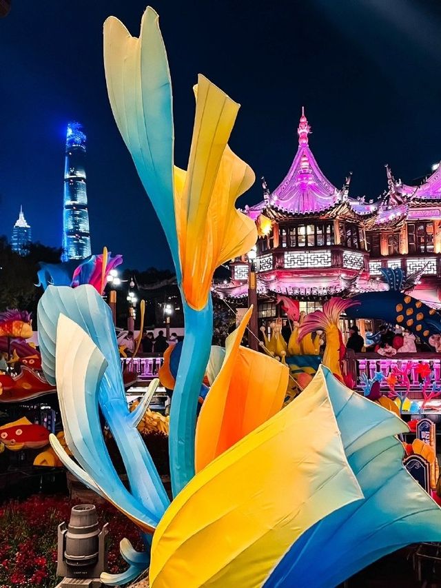 被上海豫園燈會驚豔到了，新年氛圍感瞬間拉滿！