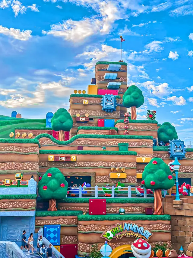 Universal Studios' 【Mario】 theme park is a paradise for fans of the 2D world!