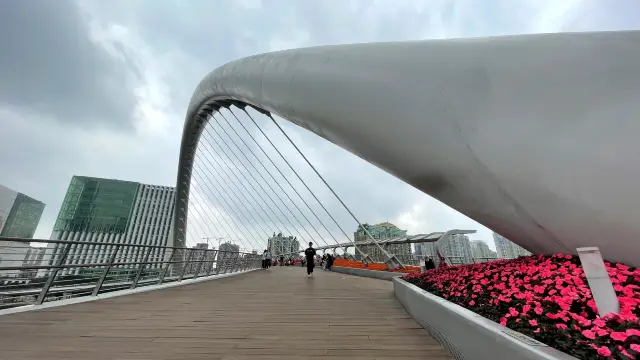 Come to Haixinsha, don't miss the Red Boat, Haixin Pavilion, and Haixin Bridge