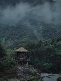 雨天的蒼南碗窯古村 仿佛回到了明清朝代