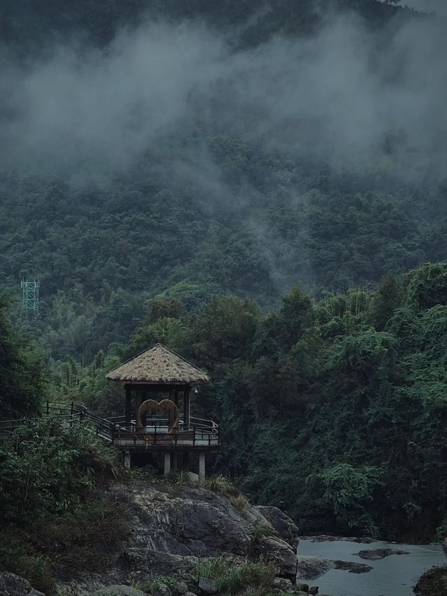雨天的蒼南碗窯古村 仿佛回到了明清朝代