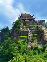 九華山天台我也登上了哈
