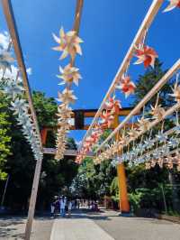 小江戶川越的冰川神社。
