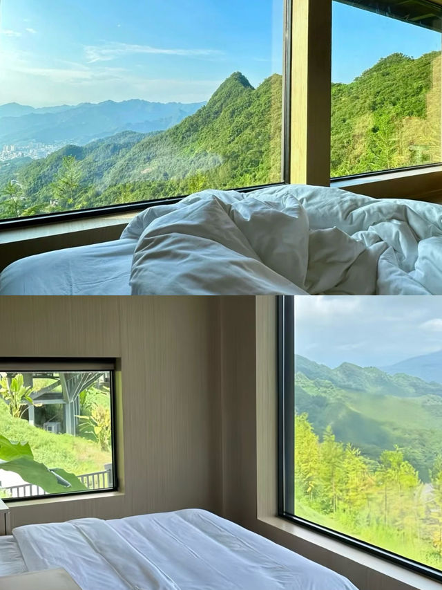 西安的吊腳木屋｜真正的山景房。