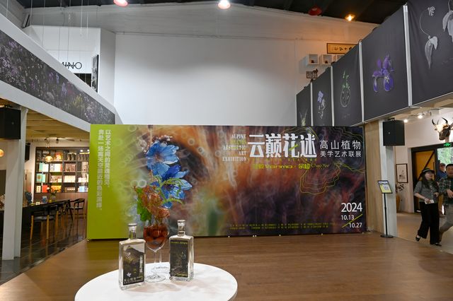 昆明大犟藝術館:美圖與首飾「跨界」演繹「雲巔花述」。 昆明大犟藝術館:美圖與首飾「跨界」演繹「雲巔花述」。