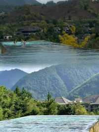 趁秋天快到，不如去臨安體驗一下山頂溫泉吧。