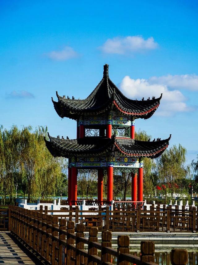 青春信陽|去光山龍山湖，看橘子海日落~