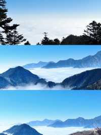 絕美雪景不能不去成都！西嶺雪山！最近真的有雪
