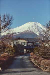 比起河口湖更愛山中湖的富士山