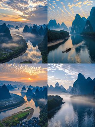 Your words "Guilin's scenery is the best in the world" brought me here