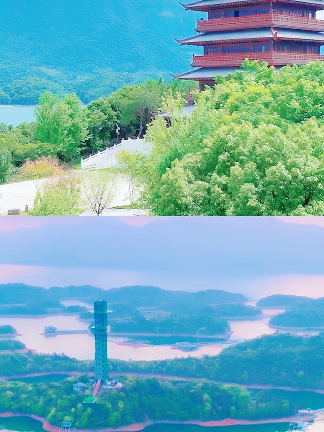 "震撼！廬山西海，山水美到窒息！"