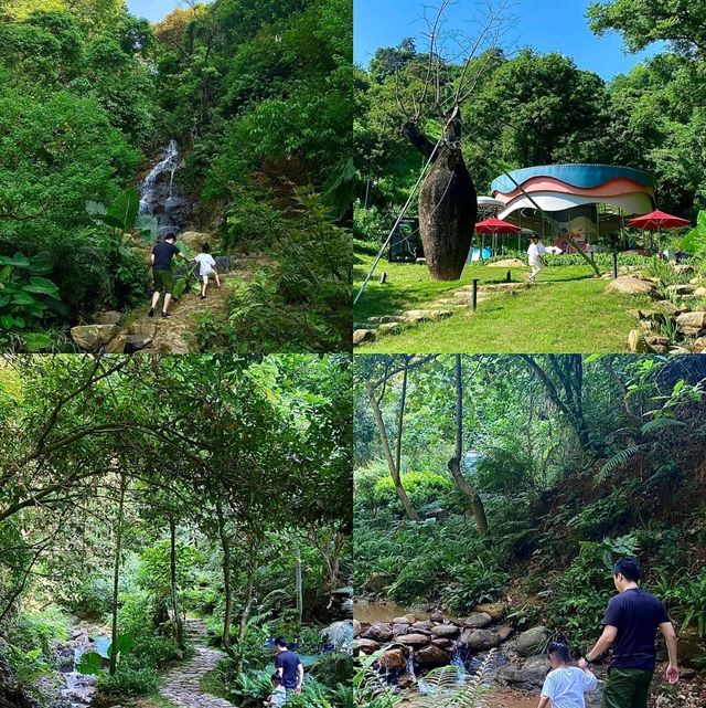山野間的日落無邊泳池