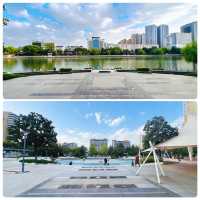 陽春四月漫遊泰州～濱河體育公園