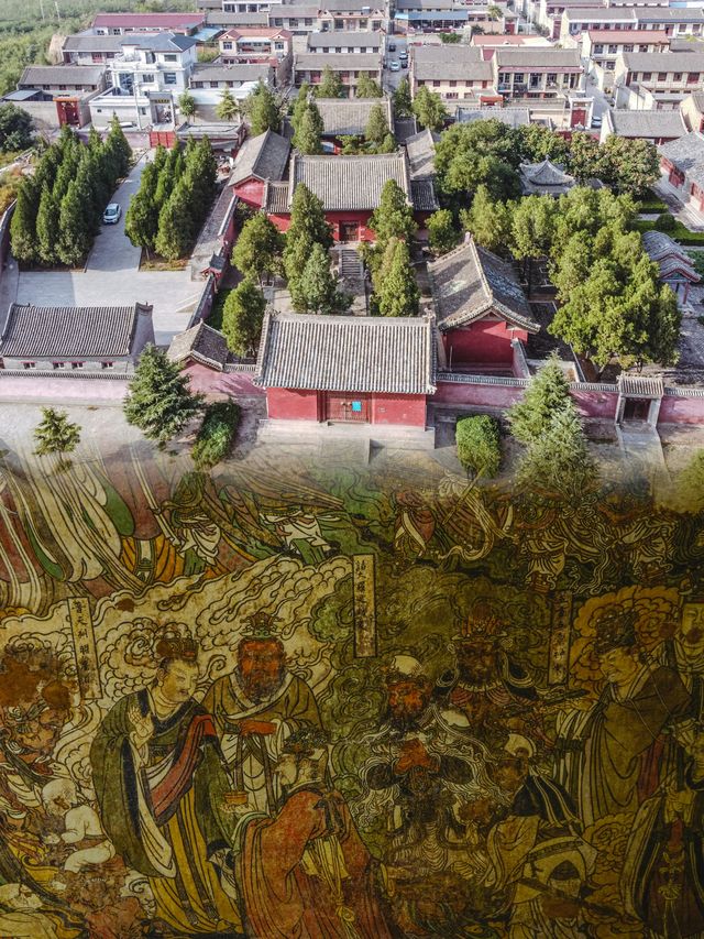 光為這一堂壁畫，就值得專程去一次稷山