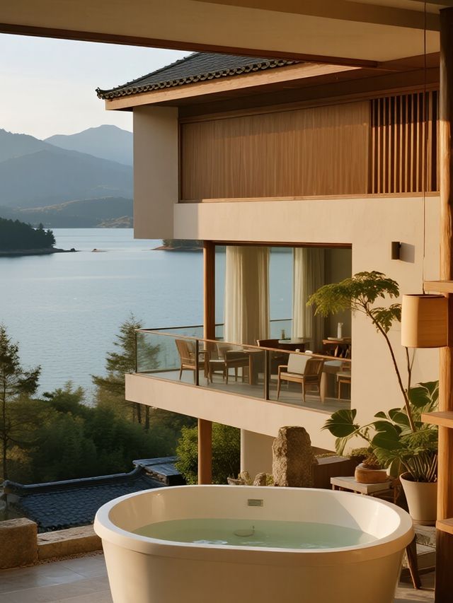 千島湖傾境民宿｜帶小孩住湖景房，泳池+火車超快樂