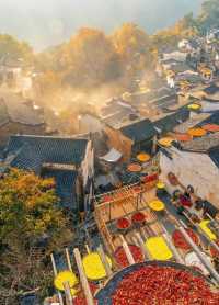 被《國家地理》評為最美古村的秋天有多絕