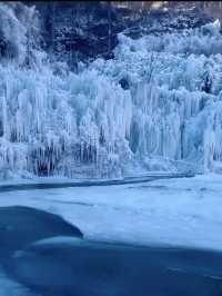 阜平冰瀑奇觀打卡小眾打卡徹底征服了我