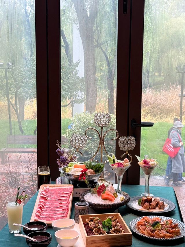 在西安吃到人生和牛壽喜燒！